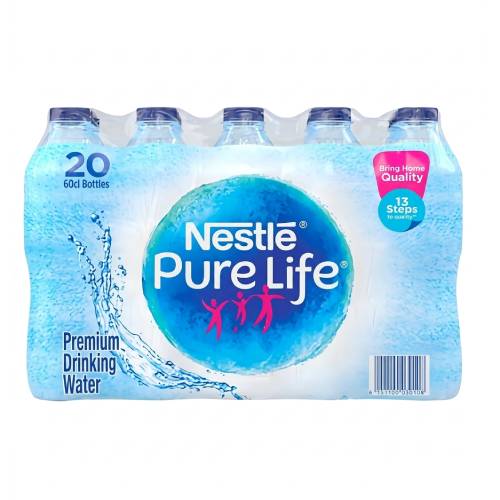 Nestle Pure Life 60cl x20 (water pack)